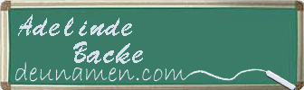Adelinde Backe Visitenkarte
